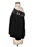 Do & Be 100% Rayon Black 3/4 Sleeve Blouse Size S - photo 5