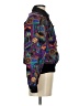 Heritage Road 100% Polyester Paisley Black Purple Long Sleeve Blouse Size S (tall) - photo 4