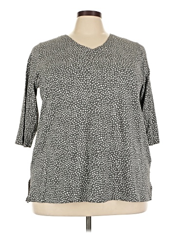 Woman Within 3/4 Sleeve T-Shirt (view 1)
