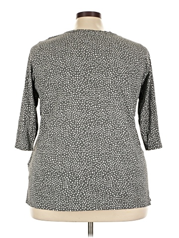 Woman Within 3/4 Sleeve T-Shirt (view 2)