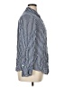 Liz Claiborne Stripes Blue Long Sleeve Button-Down Shirt Size XL - photo 4