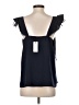 Sugar Lips 100% Polyester Black Sleeveless Blouse Size S - photo 2