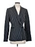 DKNY Stripes Blue Blazer Size 4 - photo 1
