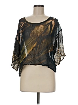 Buffalo By David Bitton 3/4 Sleeve Silk Top