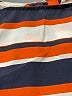 Love Notes Stripes Orange Short Sleeve Top Size M - photo 7