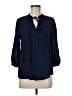 E&M Collection 100% Rayon Blue 3/4 Sleeve Blouse Size M - photo 1