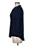 E&M Collection 100% Rayon Blue 3/4 Sleeve Blouse Size M - photo 5