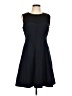 J.Crew Solid Black Casual Dress Size 10 - photo 1