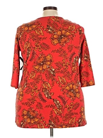 Roaman's 3/4 Sleeve T-Shirt (view 2)