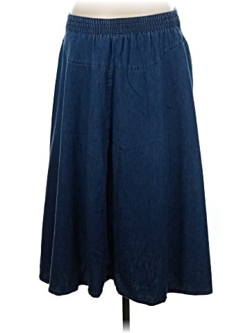 Liz Claiborne Denim Skirt (view 2)