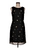 Next 100% Polyester Stars Black Cocktail Dress Size 6 - photo 1