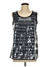 Coldwater Creek Silver Sleeveless Top Size L - photo 1