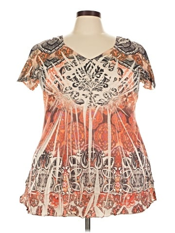 One World Short Sleeve Blouse (view 1)