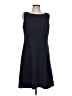 Talbots Solid Blue Casual Dress Size 12 - photo 1