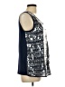 Coldwater Creek Silver Sleeveless Top Size L - photo 4