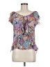 Marc Jacobs Purple Short Sleeve Blouse Size M - photo 1
