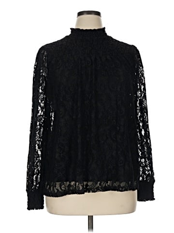 Cable & Gauge Long Sleeve Blouse (view 1)