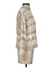By Anthropologie 100% Cotton Chevron-herringbone Tan Pullover Sweater Size S - photo 4