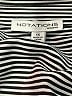 Notations Stripes Gray Long Sleeve Blouse Size 1X - photo 6