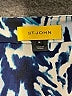 St. John Blue 3/4 Sleeve Silk Top Size M - photo 7