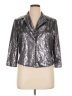 Katherine Barclay Metallic Silver Jacket Size 1X - photo 1
