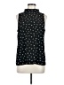 Olivia Moon Print Black Sleeveless Blouse Size M - photo 1