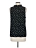 Olivia Moon Print Black Sleeveless Blouse Size M - photo 2