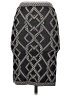 BCBGMAXAZRIA Argyle Black Formal Skirt Size S - photo 2