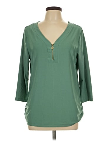 NY Collection 3/4 Sleeve Blouse (view 1)