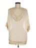 Bobeau Ivory Short Sleeve Blouse Size M - photo 1