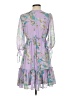 Taylor 100% Polyester Floral Purple Cocktail Dress Size 2 - photo 2