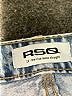 RSQ 100% Cotton Stripes Blue Jeans Size 24 waist - photo 7