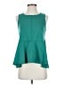 Deletta Teal Sleeveless Top Size S - photo 1