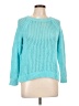 Talbots 100% Cotton Teal Pullover Sweater Size L - photo 1