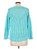 Talbots 100% Cotton Teal Pullover Sweater Size L - photo 2