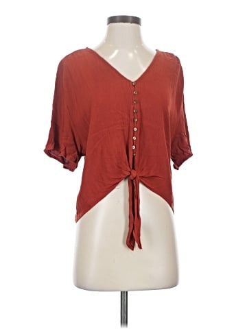 Ultra Flirt Short Sleeve Blouse (view 1)