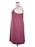 Unbranded Solid Burgundy Casual Dress Size L - photo 5
