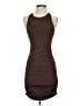 Babaton Solid Brown Cocktail Dress Size XS - photo 1