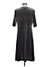 Lands' End Metallic Gray Casual Dress Size L - photo 2
