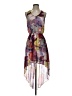 Guess 100% Polyester Graphic Purple Cocktail Dress Size S - photo 1