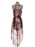 Guess 100% Polyester Graphic Purple Cocktail Dress Size S - photo 2