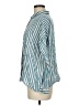 BDG 100% Cotton Stripes Blue 3/4 Sleeve Button-Down Shirt Size M - photo 5