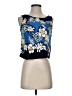 Hibiscus Collection Blue Sleeveless Blouse Size S - photo 1