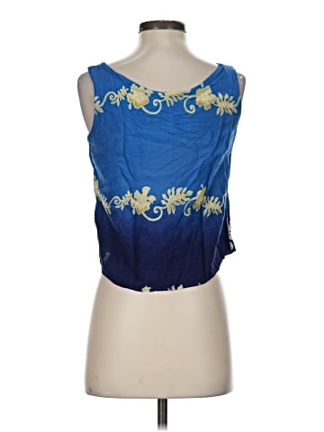 Hibiscus Collection Sleeveless Blouse (view 2)