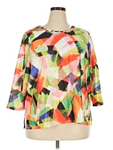Alfred Dunner 3/4 Sleeve Blouse (view 1)