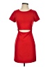 Express Solid Red Casual Dress Size 2 - photo 1