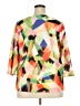 Alfred Dunner Color Block Orange 3/4 Sleeve Blouse Size 2X - photo 2