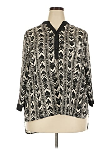 Olive and Oak 3/4 Sleeve Blouse (view 1)