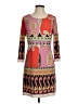 Ali Ro Print Red Casual Dress Size 2 - photo 1