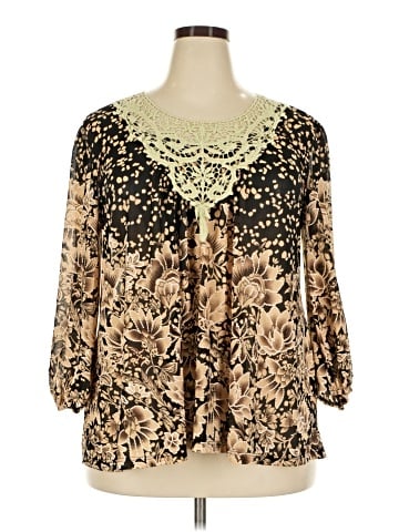 Suzanne Betro 3/4 Sleeve Blouse (view 1)